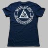 Women's Gracie Jiu-Jitsu Green Cove Springs CTC Tee (Navy) Photo 2