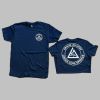 Men's Gracie Jiu-Jitsu Green Cove Springs CTC Tee (Navy) Photo 1