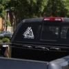 Large Triangle Decal (10